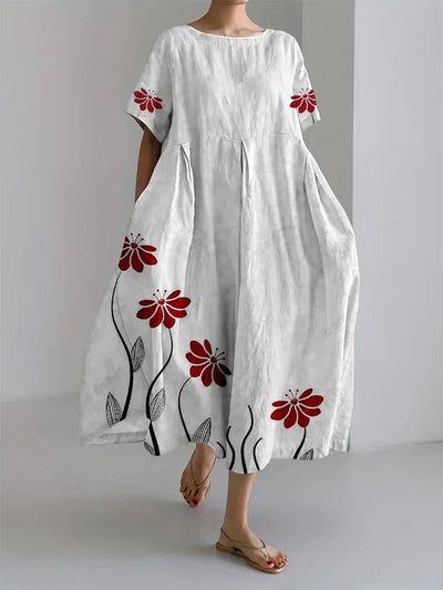 Shirley - Long Floral Dress with Natural Elegance and Maximum Comfort for Every Casual Occasion
