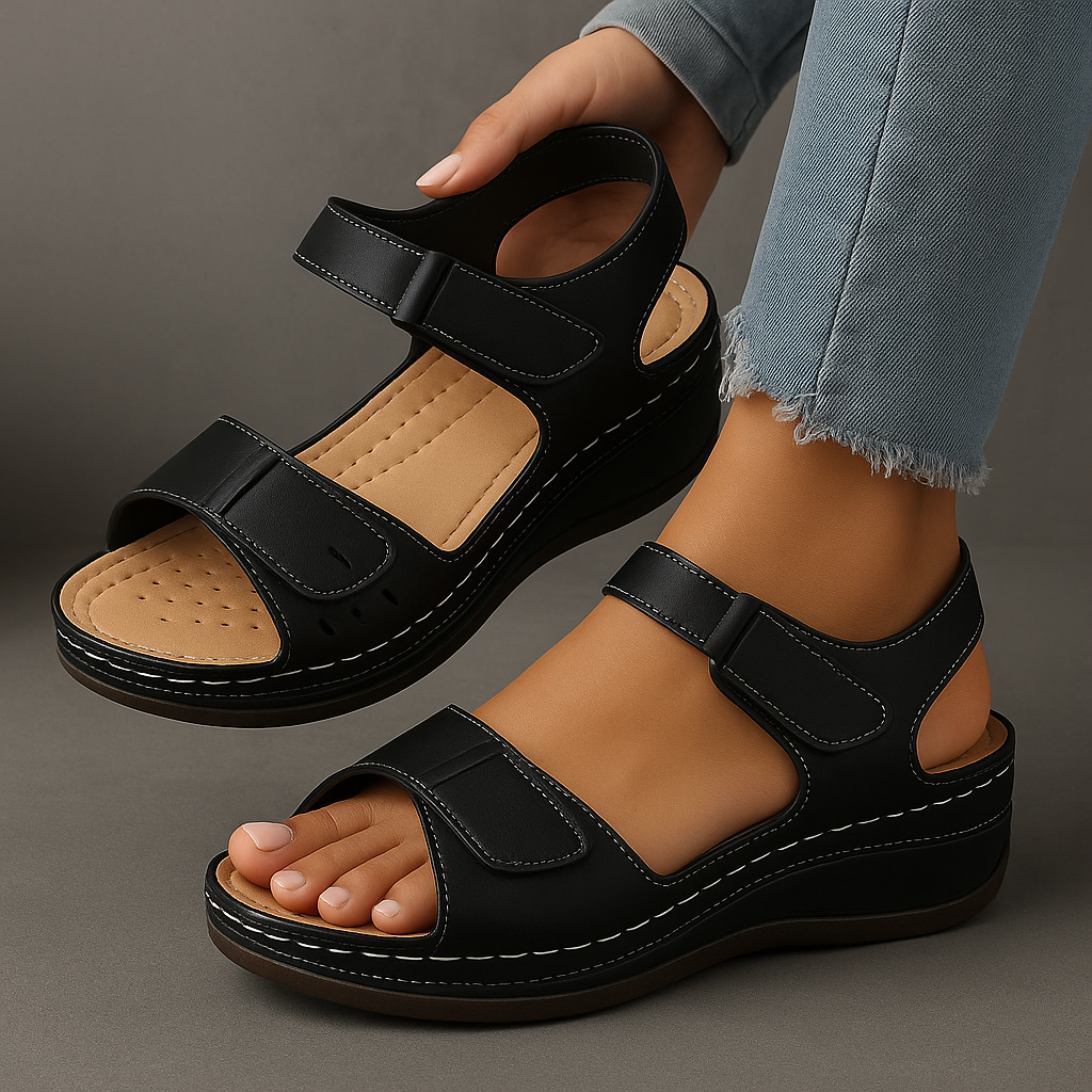 Deborah - Orthopedic Sandals with Wedge Heels
