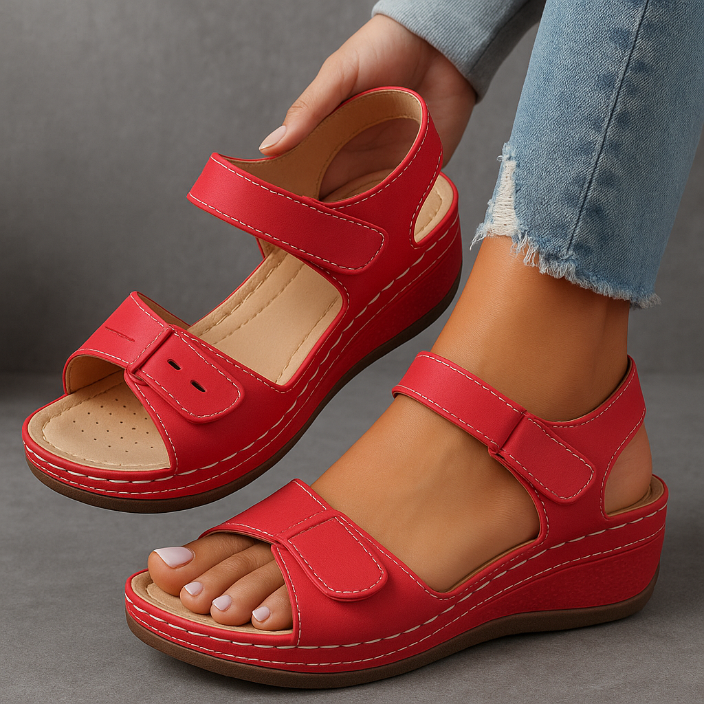 Deborah - Orthopedic Sandals with Wedge Heels