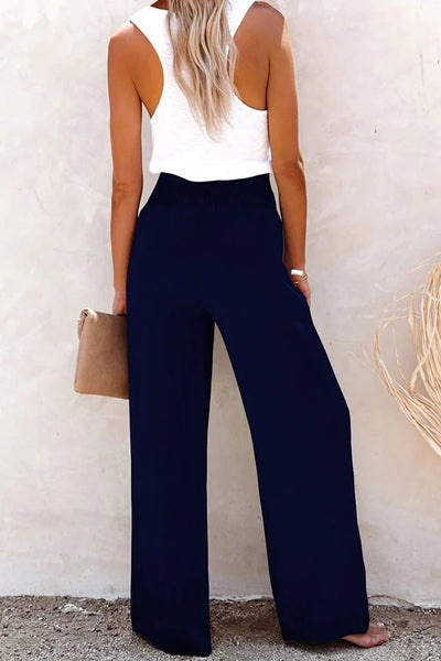 Effortlessly Chic High-Waist Trousers for Timeless Elegance