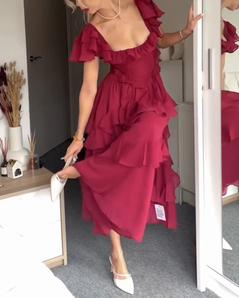 Celina - Ruffle Dress