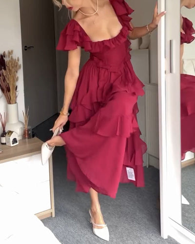 Celina - Ruffle Dress