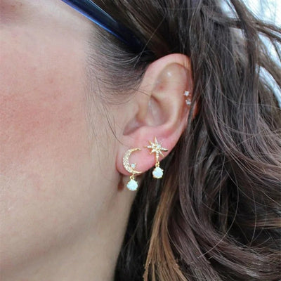 Timeless Mother of Pearl Elegance Earrings