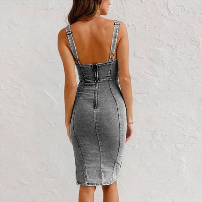 Daisy - Denim camisole dress