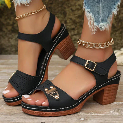 Jonna - Orthopedic Sandals with block heel