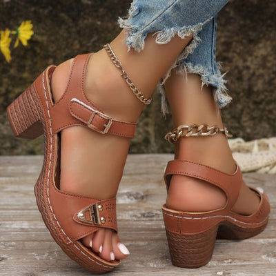 Jonna - Orthopedic Sandals with block heel