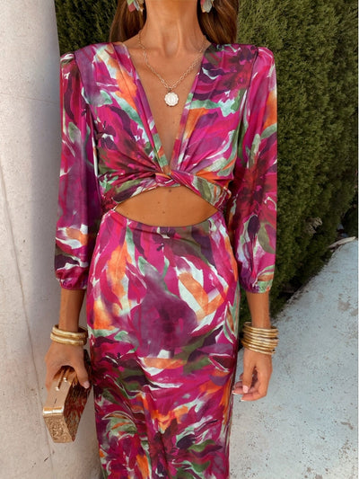 Lily - Elegant Dress with Cut-Out