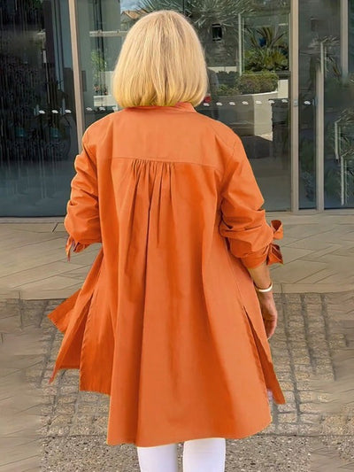 Janneke - Long Cotton Coat